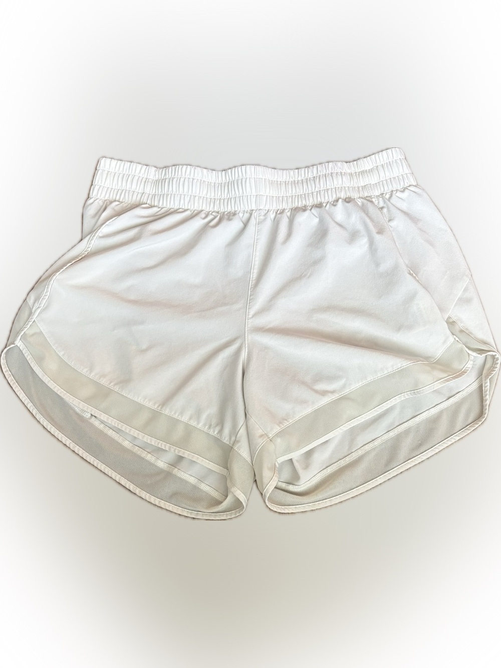 Athleta Mesh Racer 4” Short White - Picture 5 of 10